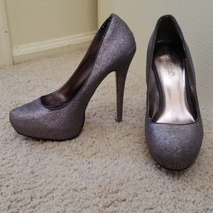 Silver heels